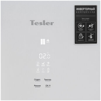  Tesler RFD-361I WHITE GLASS