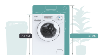 ���������� ������ Candy AQUAMATIC AQUE 1043D-07 ��� ��������, 70x51x43 ��, 4 ��, 1000 ��/���, ������