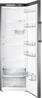 Холодильник ATLANT Х-1602-160 однокамерный, мокрый асфальт, 186 см, без морозилки, 6 полок, зона свежести