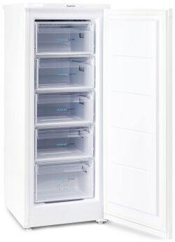 Морозильник Бирюса 414 белый, 122х48 см, 130 л, 5 отделений