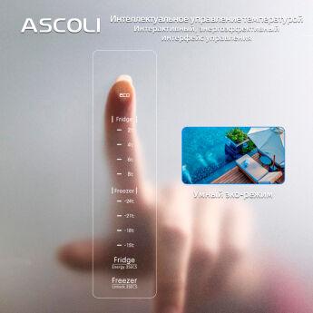 ����������� Side-by-Side Ascoli ACDB450WIB Inverter ������, �������, 78 ��, No Frost