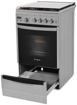 Газовая плита GEFEST ПГ 5100-03 0004 нержавеющая сталь, вертел, таймер, газ-контроль