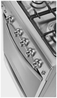 Газовая плита GEFEST ПГ 5100-03 0004 нержавеющая сталь, вертел, таймер, газ-контроль