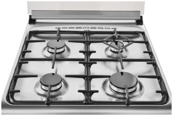 Газовая плита GEFEST ПГ 5100-03 0004 нержавеющая сталь, вертел, таймер, газ-контроль
