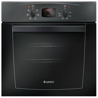 Духовой шкаф GEFEST ЭДВ ДА 602-02 А черный, конвекция, вертел, таймер