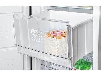 Морозильник ATLANT М 7606-190N, серебристый, 187 см, No Frost, эксплуатация до -15 C