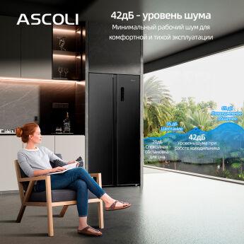 ����������� Side-by-Side Ascoli ACDB450WIB Inverter ������, �������, 78 ��, No Frost