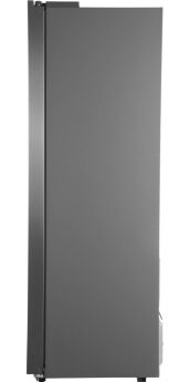 Холодильник Side-by-Side Ascoli ACDS450WIB Inverter серебристый, дисплей, 78 см, No Frost