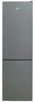 Холодильник BEKO B1RCSL332S, серебристый, скрытые ручки, 185х60 см, 332 л