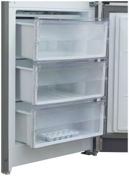 Холодильник BEKO B1RCSL332S, серебристый, скрытые ручки, 185х60 см, 332 л