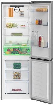 Холодильник BEKO B3RCNK365HX нержавеющая сталь, 186 см, NoFrost, Harvest Fresh, дисплей