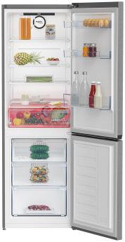 Холодильник BEKO B3RCNK365HX нержавеющая сталь, 186 см, NoFrost, Harvest Fresh, дисплей