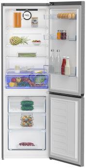 Холодильник BEKO B3RCNK365HX нержавеющая сталь, 186 см, NoFrost, Harvest Fresh, дисплей