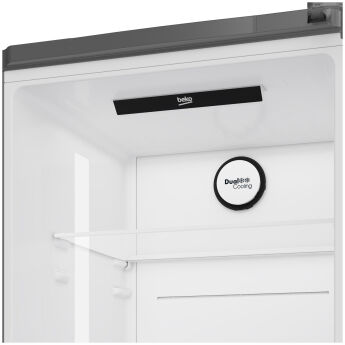 Холодильник BEKO B3RCNK365HX нержавеющая сталь, 186 см, NoFrost, Harvest Fresh, дисплей