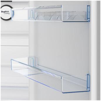 Холодильник BEKO B3RCNK365HX нержавеющая сталь, 186 см, NoFrost, Harvest Fresh, дисплей