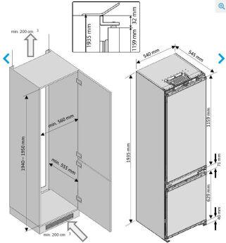   Beko BCNA306E3S  194  NoFrost Dual Cooling
