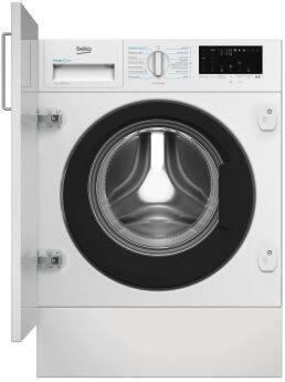 Встраиваемая стиральная машина Beko BI3WBT8721W, белый, 7 кг, 1200 об/мин, пар