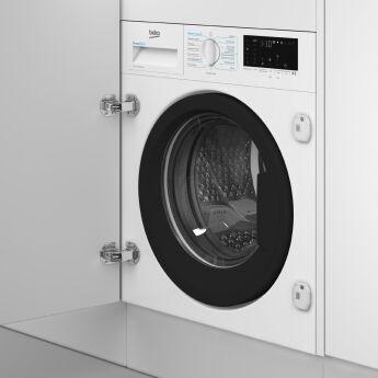 Встраиваемая стиральная машина Beko BI3WBT8721W, белый, 7 кг, 1200 об/мин, пар