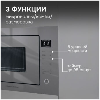 Встраиваемая микроволновая печь СВЧ Zigmund & Shtain BMO 15.252 G