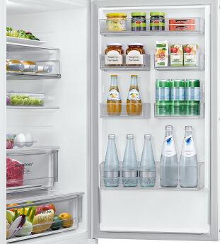 Холодильник встраиваемый Samsung BRB80F26CES0EO Metal Cooling Inverter, зона свежести, дисплей, WiFi
