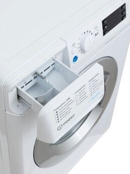 Стиральная машина Indesit BWSA 6109 WSV белый, 43.5 см, 6 кг, 1000 об/мин, пар, таймер, инвертор