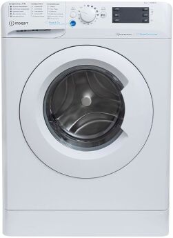 Стиральная машина Indesit BWSE 6109 WWV InverterMotor SteamTechnology узкая, 6 кг, отсрочка старта