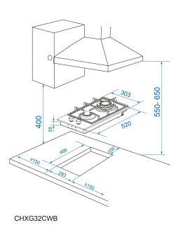 �������� ������ ������� Candy CHXG32CWB