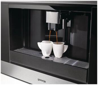 Встраиваемая кофемашина Gorenje CMA9200UX, нержавеющая сталь, 15 бар, AutoCappuccino с емкостью для молока, Италия