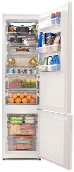 Холодильник SCANDILUX CTF196E01W белый, двухкамерный, 196х54.4 см, No Frost, Metal Cooling