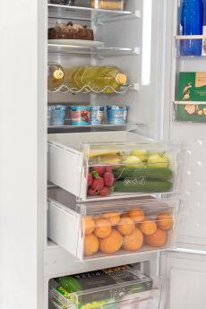 Холодильник SCANDILUX CTF196E01W белый, двухкамерный, 196х54.4 см, No Frost, Metal Cooling