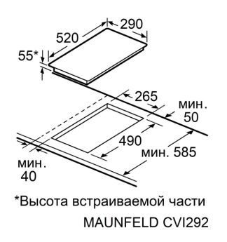   MAUNFELD CVI292STWHC