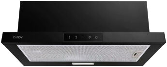 Вытяжка Candy CVXT64SB черный, выдвижной экран, 60 см, 600 куб. м/ч, 3 скорости, таймер