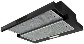 Вытяжка Candy CVXT64SB черный, выдвижной экран, 60 см, 600 куб. м/ч, 3 скорости, таймер