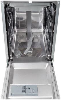 Встраиваемая посудомоечная машина DeLonghi DDW 06S Brace plus, серебристый, узкая, 9 программ, 3 корзины