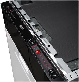 Встраиваемая посудомоечная машина DeLonghi DDW 06S Brace plus, серебристый, узкая, 9 программ, 3 корзины