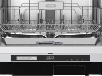 Встраиваемая посудомоечная машина DeLonghi DDW 06F Magnesite 9 программ вкл. авто, Turbo dry, 3 корзины