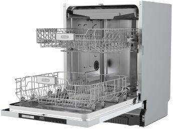 Встраиваемая посудомоечная машина DeLonghi DDW 06F Magnesite 9 программ вкл. авто, Turbo dry, 3 корзины