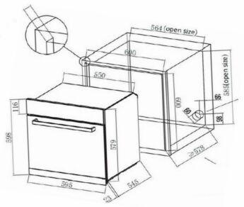 Духовой шкаф DeLonghi DEO 615 NB TENNA