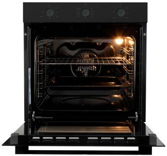 Духовой шкаф DELONGHI DEO 735 NB ROBERTA черный, 9 режимов, мех. Таймер