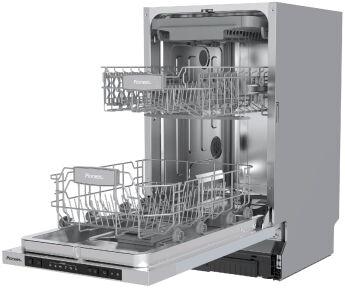 Встраиваемая посудомоечная машина Pioneer DWB-40106 узкая, 6 программ, 3 корзины, таймер