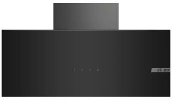 Вытяжка BOSCH DWK65AD30R Serie 4, черная нержавеющая сталь, 60 см, 616 куб.м.