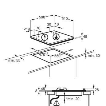 �������� ������ ������� Electrolux EGG6407K ������ ������, ���������� ������