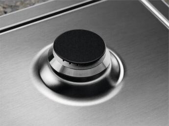 �������� ������ ������� Electrolux EGS6436SX ����������� �����, �������� �������, WOK, ���-��������