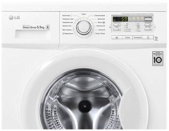 Стиральная машина LG F10B8MD Inverter Direct Drive, узкая с прямым приводом, 5.5 кг