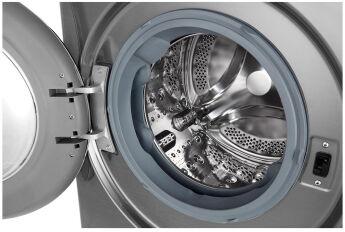 Стиральная машина LG F4V5RYP2T DD, серебристый, 10 кг, 1400 об/мин, прямой привод, Wi-fi