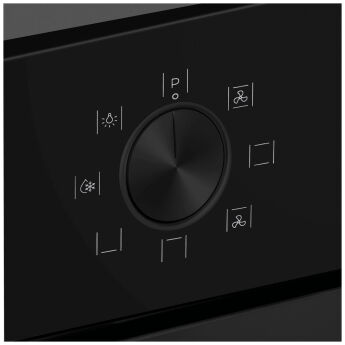 Духовой шкаф MAUNFELD FEOH7872B2 черный, утапливаемые ручки, 78 л, 7 режимов