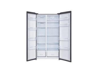 Холодильник Side-by-Side Evelux FSBS 5100 X нержавеющая сталь, 177х92 см