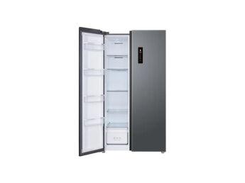 Холодильник Side-by-Side Evelux FSBS 5100 X нержавеющая сталь, 177х92 см