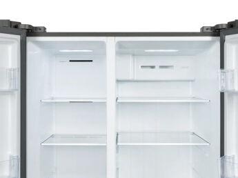 Холодильник Side-by-Side Evelux FSBS 5100 X нержавеющая сталь, 177х92 см