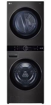 Стиральная машина с сушкой LG FWT2116BS WashTower, черная сталь,пар, AI DD, Dual Inverter HeatPump, 21/16 кг